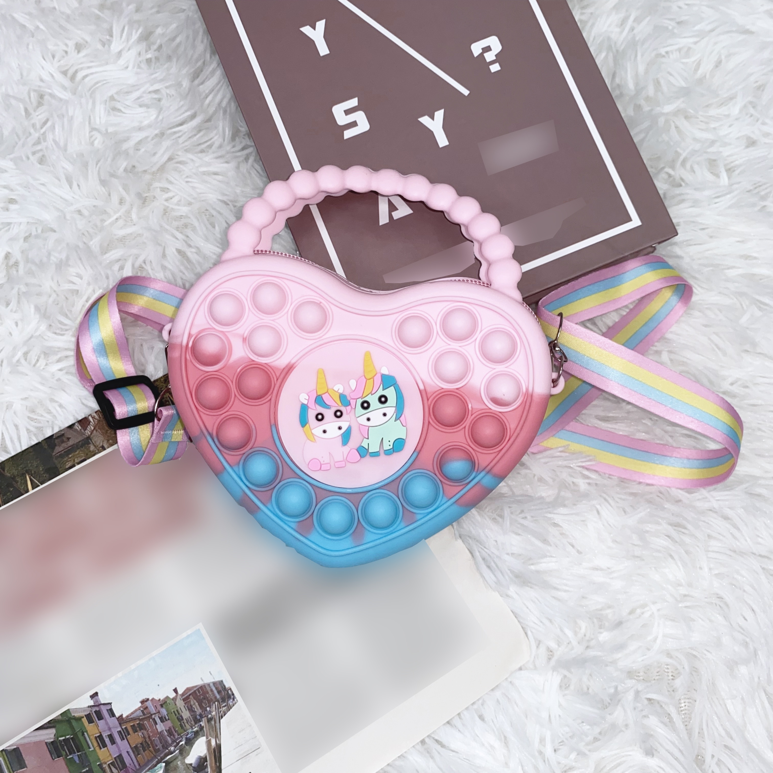 Cute Cartoon Silicone Cute Crossbody Bag