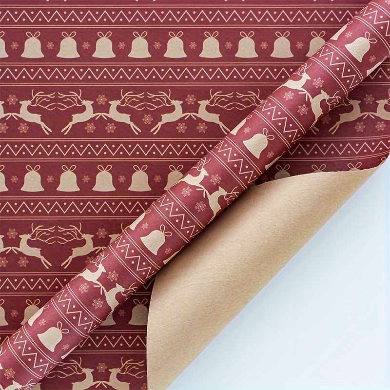 10pcs Cow Print Wrapping Paper Festival Gift Wrapping Paper