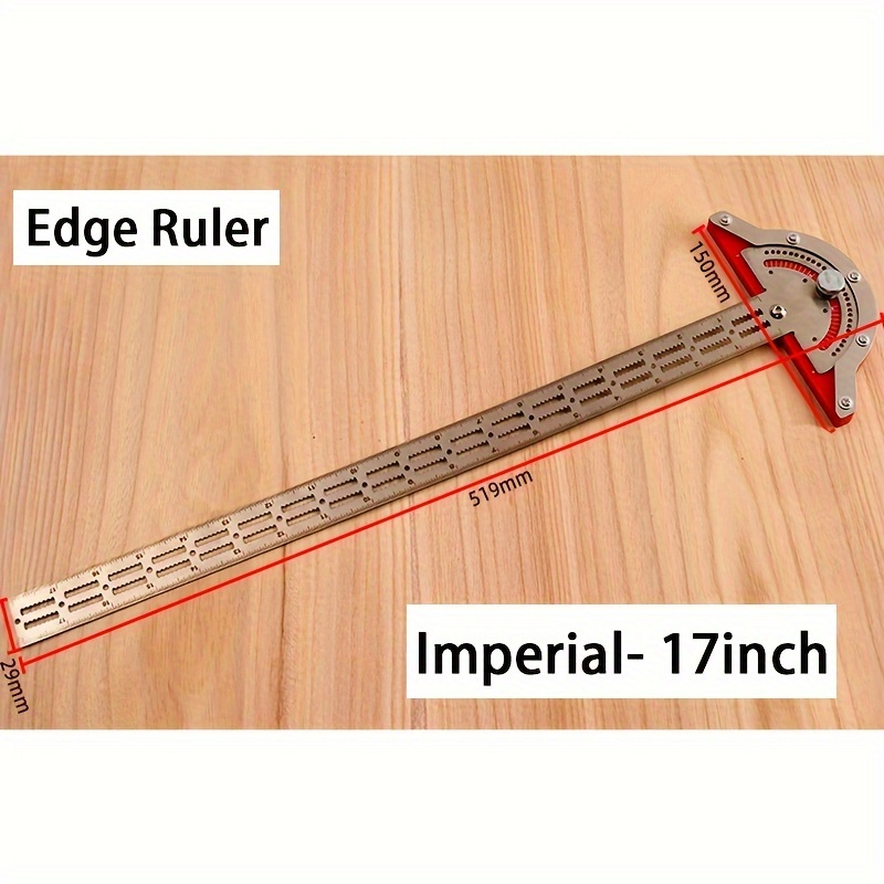 1pc Menuisier Bord Règle Métal Travail Du Bois En Forme De T Réglable  Étrier Rapporteur Mesure Outil De Traçage 10in/15in/20in - Temu Canada