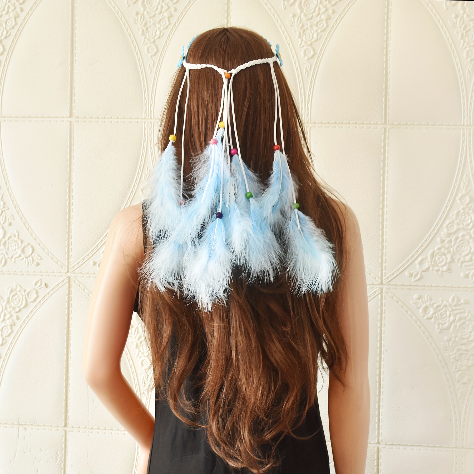 Feather Hair Accessories - Temu