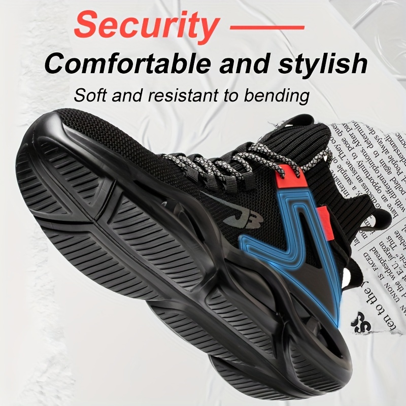 Safety Shoes Construction Sneakers Plus Size Men s Steel Toe - Temu