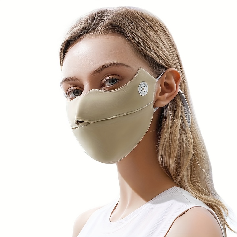 Ice Silk Face Mask UV Protection Washable Mask