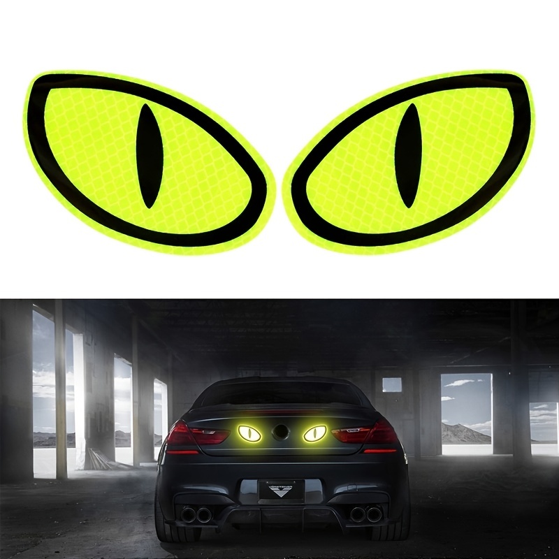 Enhance Safety: 2Pcs Reflective Stickers for Vehicles