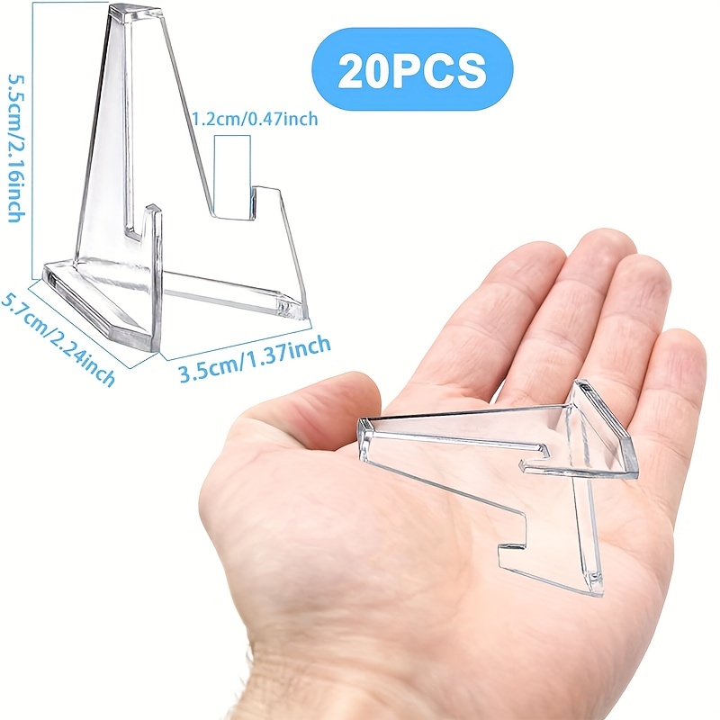10Pcs Acrylic Card Stands for Sports Cards Mini Easel Holder Baseball  Sports