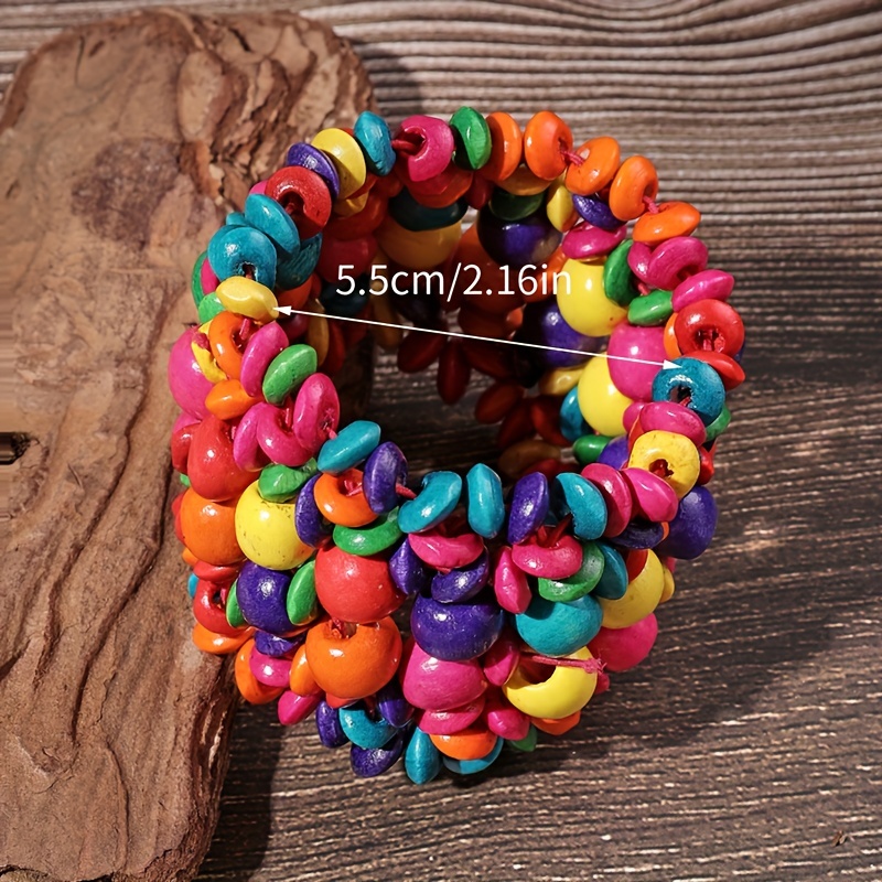 Braided elastic store bracelet