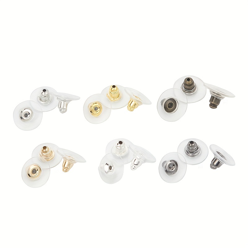 Alloy Flying Saucer Earplugs Earring Backs Stopper Earnuts Safety Earrings  Pin Backs For Diy Earrings Jewelry Making Supplies - Temu