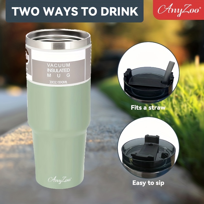 To Go - 30 oz Steel Vacuum Insulated Tumbler Cup - thermal cups