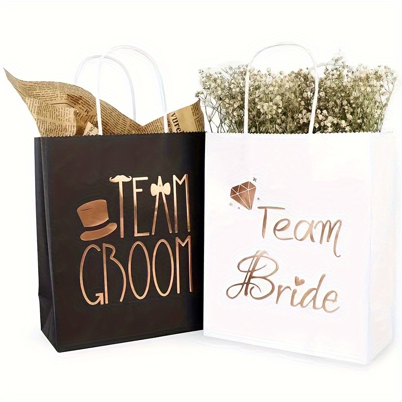 Team Groom Team Bride Bridesmaid Groomsman Handbags Wedding - Temu