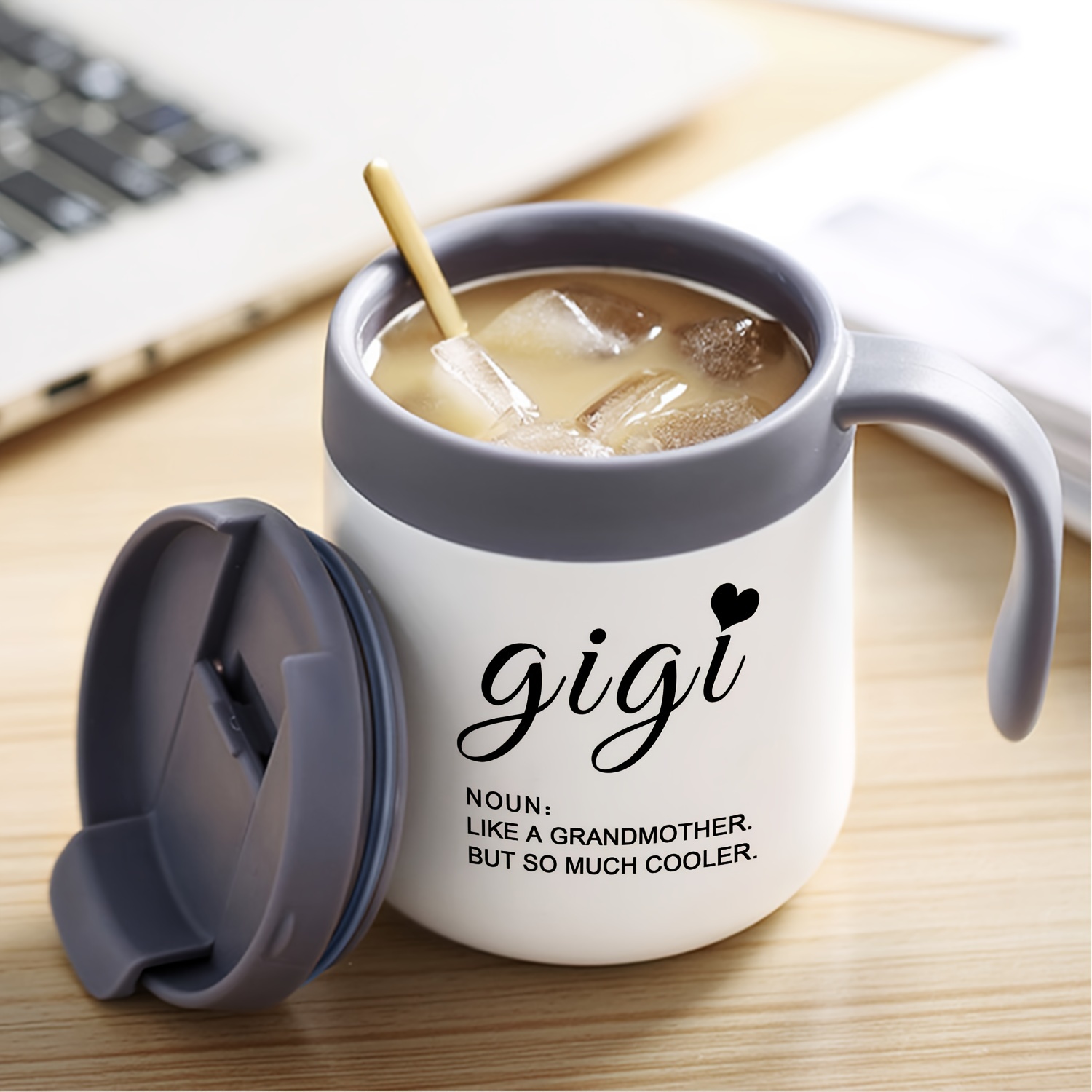 Personalized Initial Mug Tumbler Monogrammed Travel Mug With - Temu