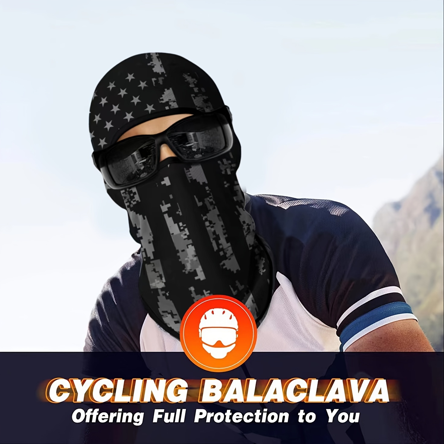 Balaclava Face Mask Protección Uv Balaclava Hombres Mujeres Árabe Medios  Sunhood Táctico Ligero Esquí Motocicleta Correr Montar Negro - Automotriz -  Temu