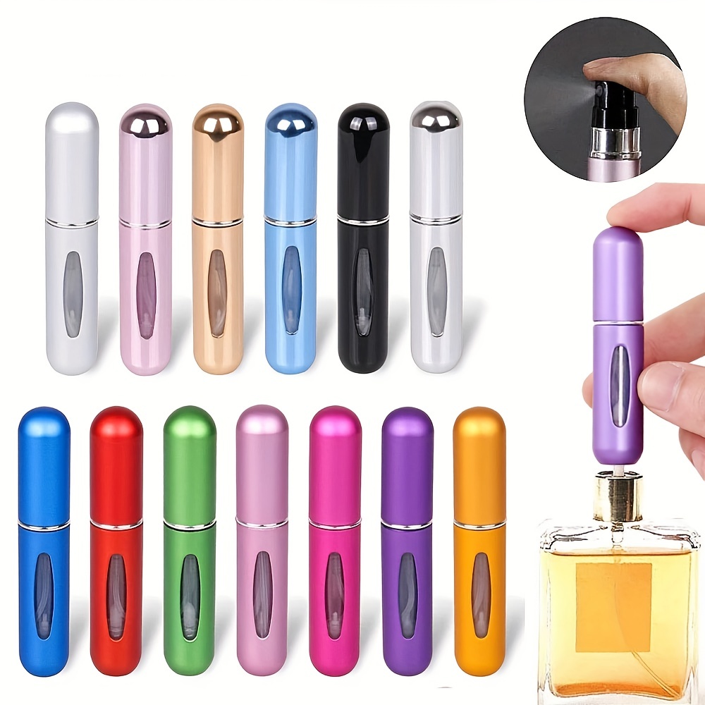  D-LOTUS Perfume Atomizer Bottle Refillable, Travel Cologne  Sprayer Atomizer, Portable Mini Scent Pump Case, Refill Perfume Dispenser