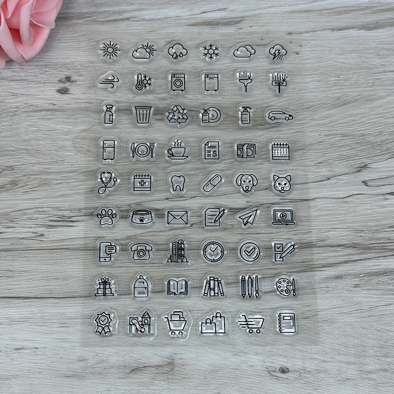 Graduation Clear Stamps Vintage Silicone Seal for DIY Scrapbooking Card  Making Embossing Decoration Rubber Stamp Craft Clear Stamps for journaling