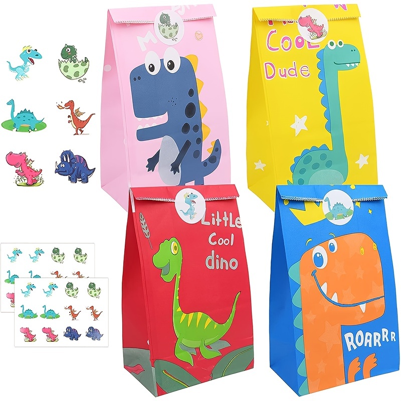 Dinosaur Party Bags Dinosaur Parper Bags Dinosaur Favor Bags - Temu