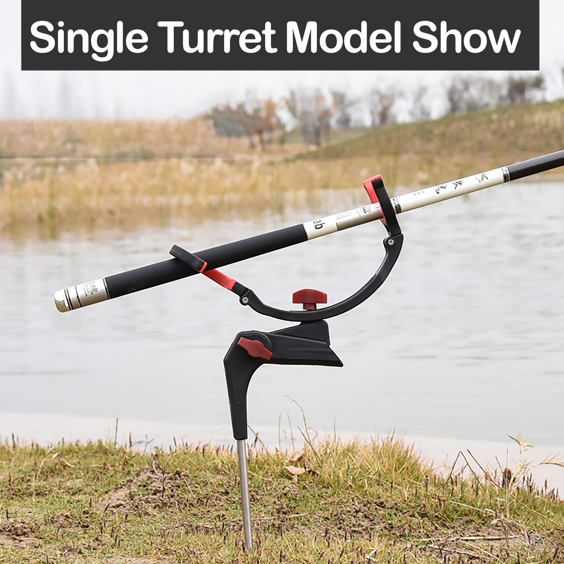 360° Adjustable Fishing Pole Stand Universal Foldable - Temu Canada