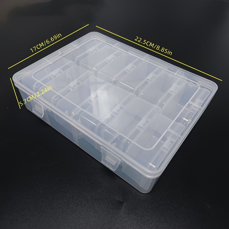 1 Joyero Plástico Transparente Caja Almacenamiento Multiusos - Temu Chile