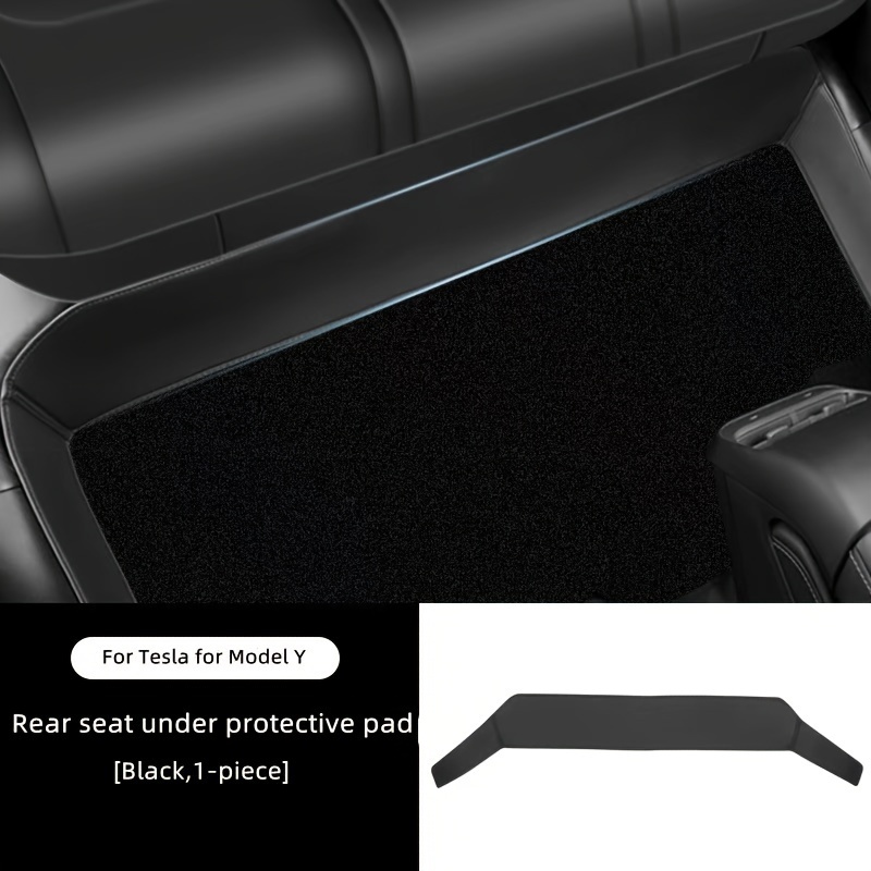 LUCKEASY For Tesla Model Y 2021-2024 Rear Seat Backrest Protective Pad  Trunk Mat Car Interior Accessories Anti-Kick Pad - AliExpress