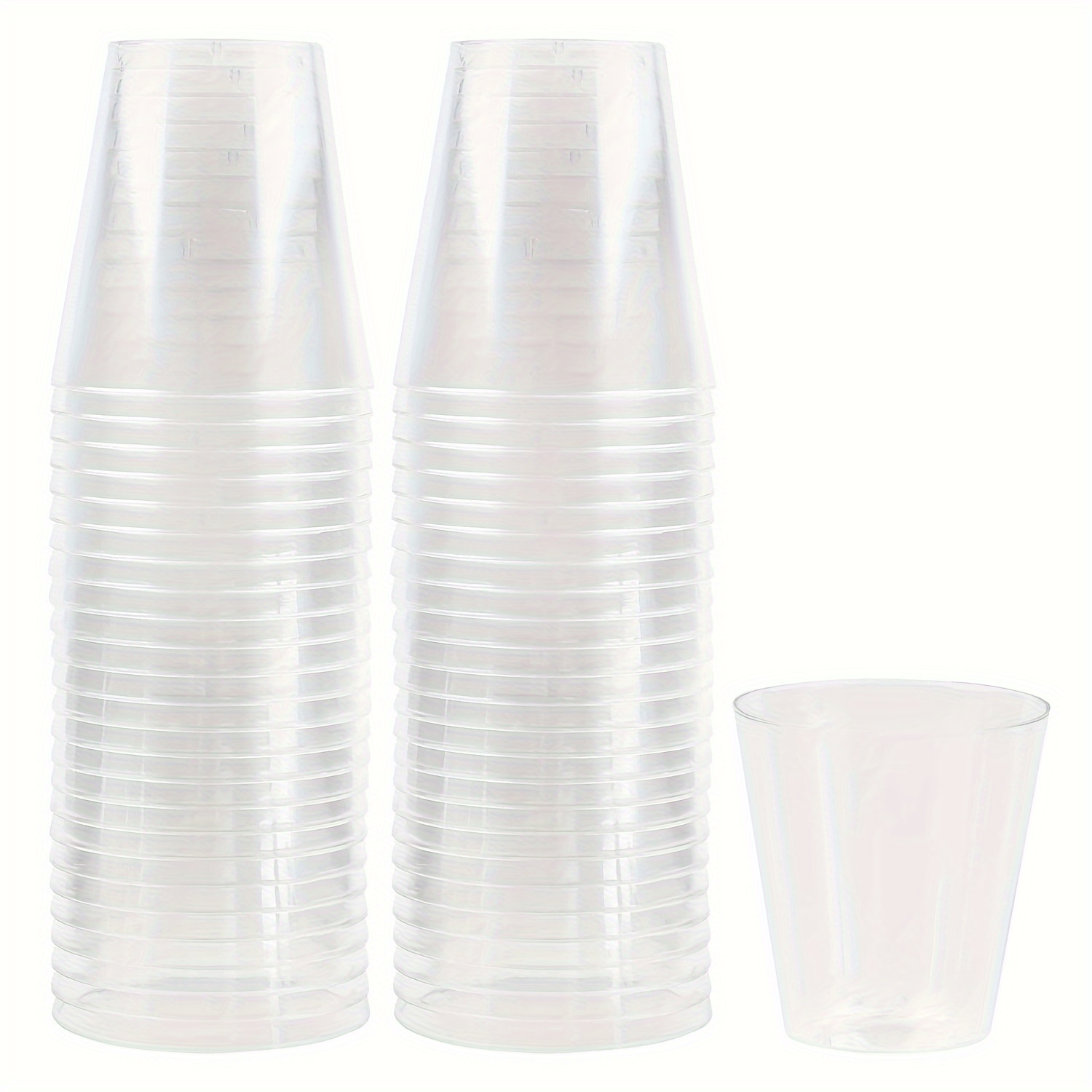 2oz Plastic Sauce Cup with Lid - 60ml Ttransparent Sauce Cup with