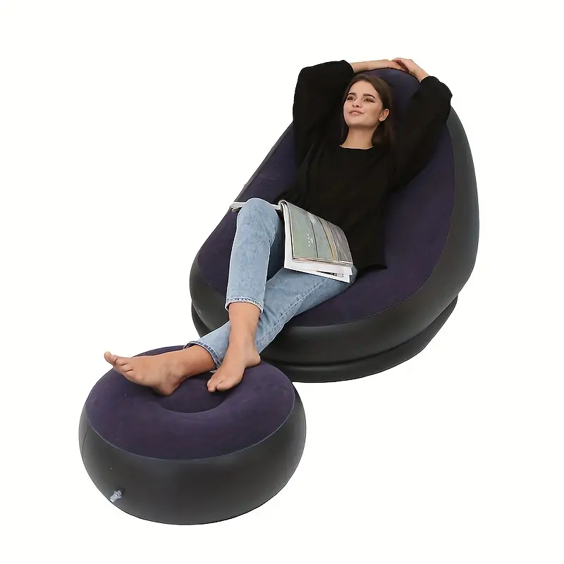 1 Set Portable Air Lazy Sofa Stylish