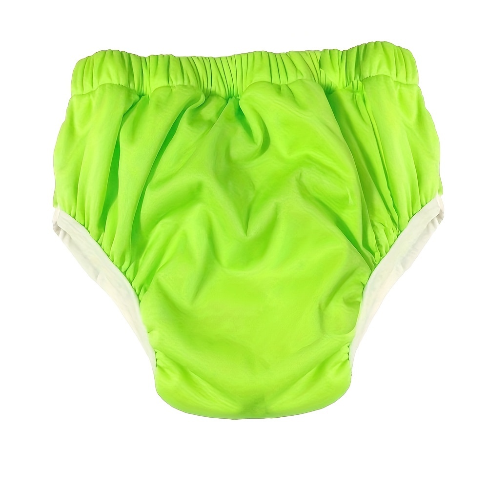 1pc Transparent PVC Plastic Underwear Incontinence Underwear Leak-proof  Adult Urine Pants Adolescent Diaper Cover With Special Protection