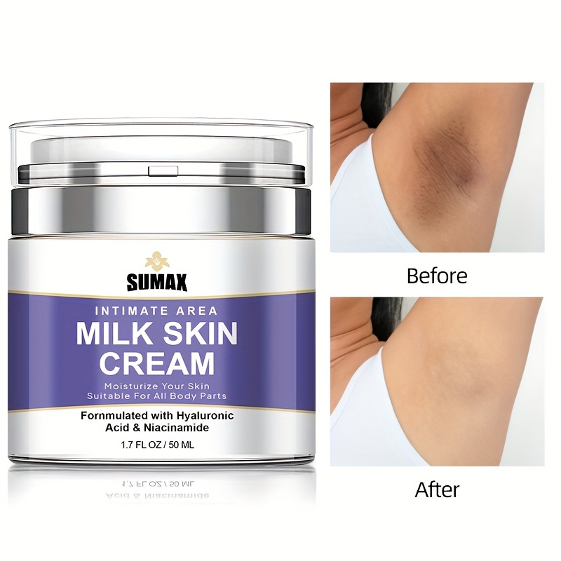 Intimate Area Skin Lightening Cream, Skin Bleaching Cream for Private Area,  Natural Skin Whitening Cream for Underarms, Knees, Elbows, Inner Thigh