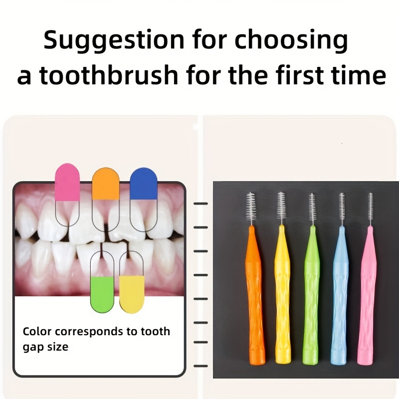 20pcs Interdental Brush Cleaners for Oral Hygiene