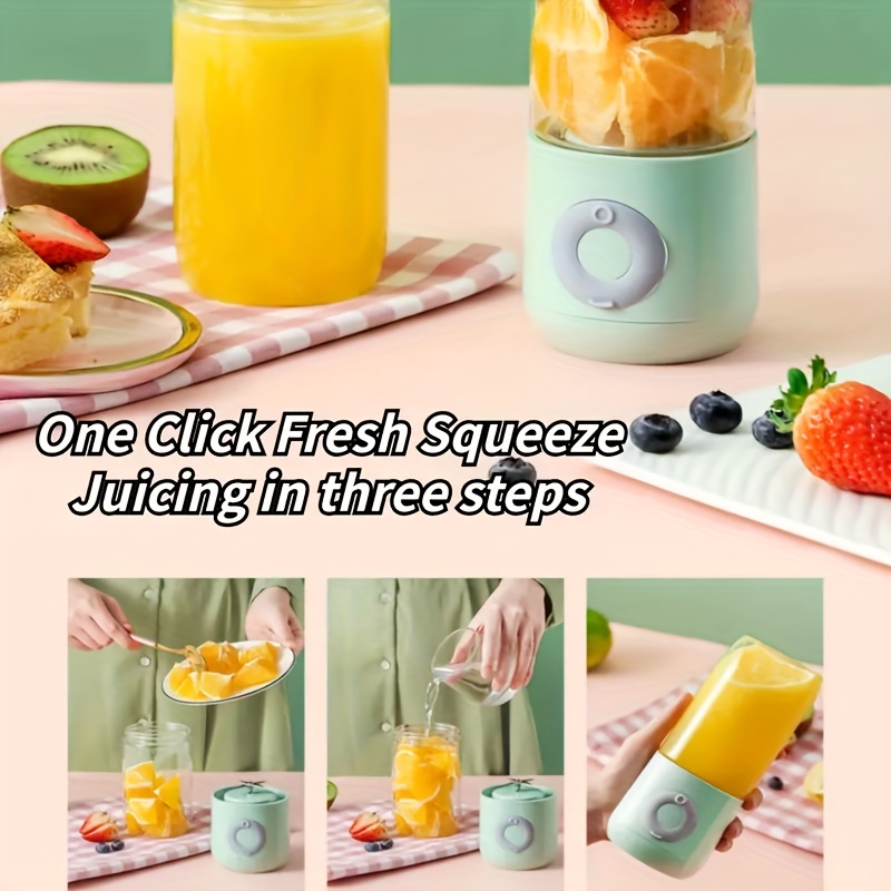 All-Natural Portable Fresh Juice Mini Fast Smoothie Blender, USB