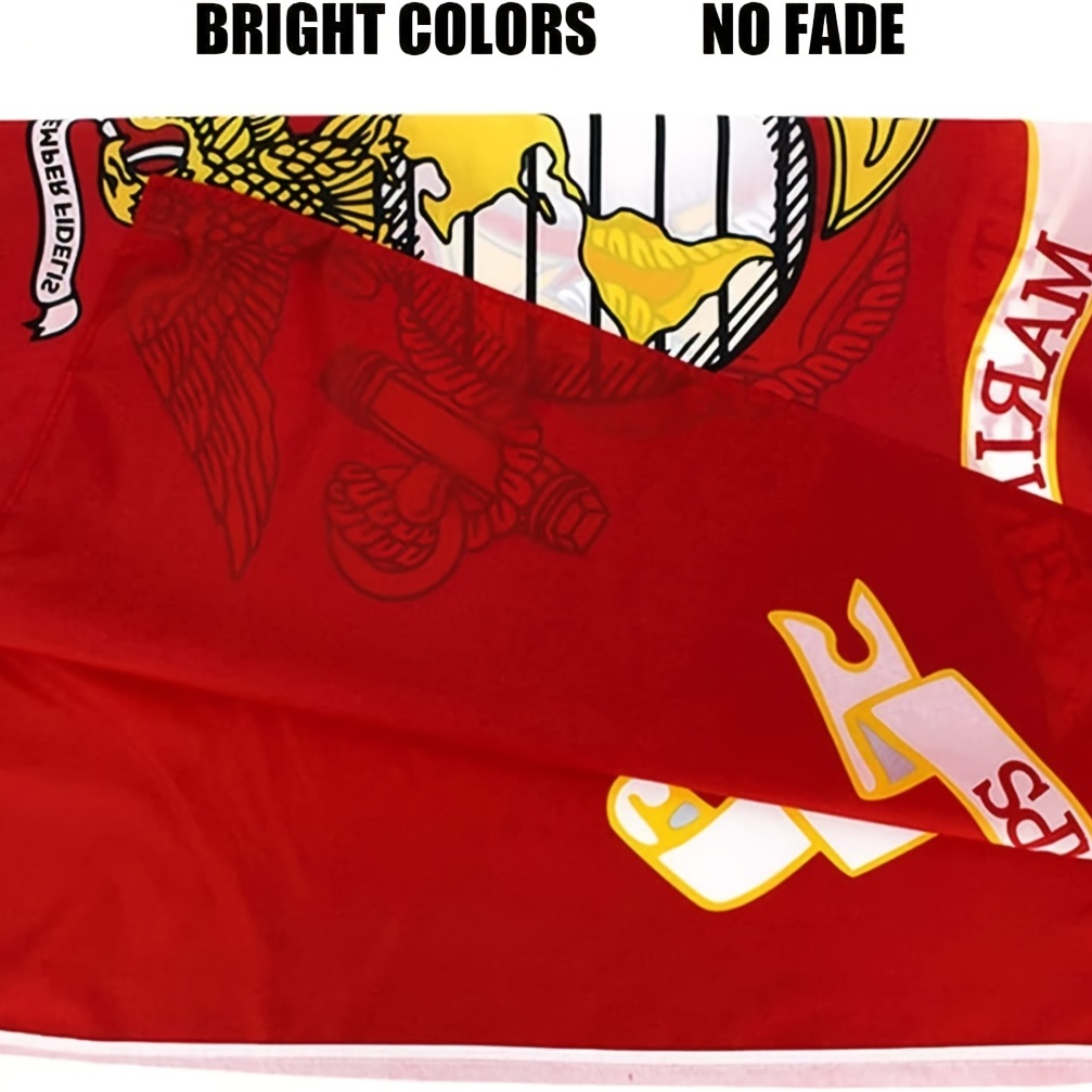 Products with Free Delivery Heavy Duty Marine Corps Flag US Marine