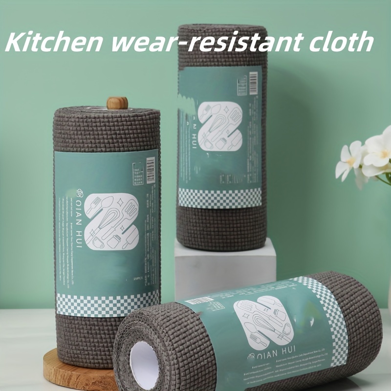 Kitchen Cloth, Reusable Dishcloth Roll, Wear-resistant Cloth Can Replace  Steel Wire Balls - Temu