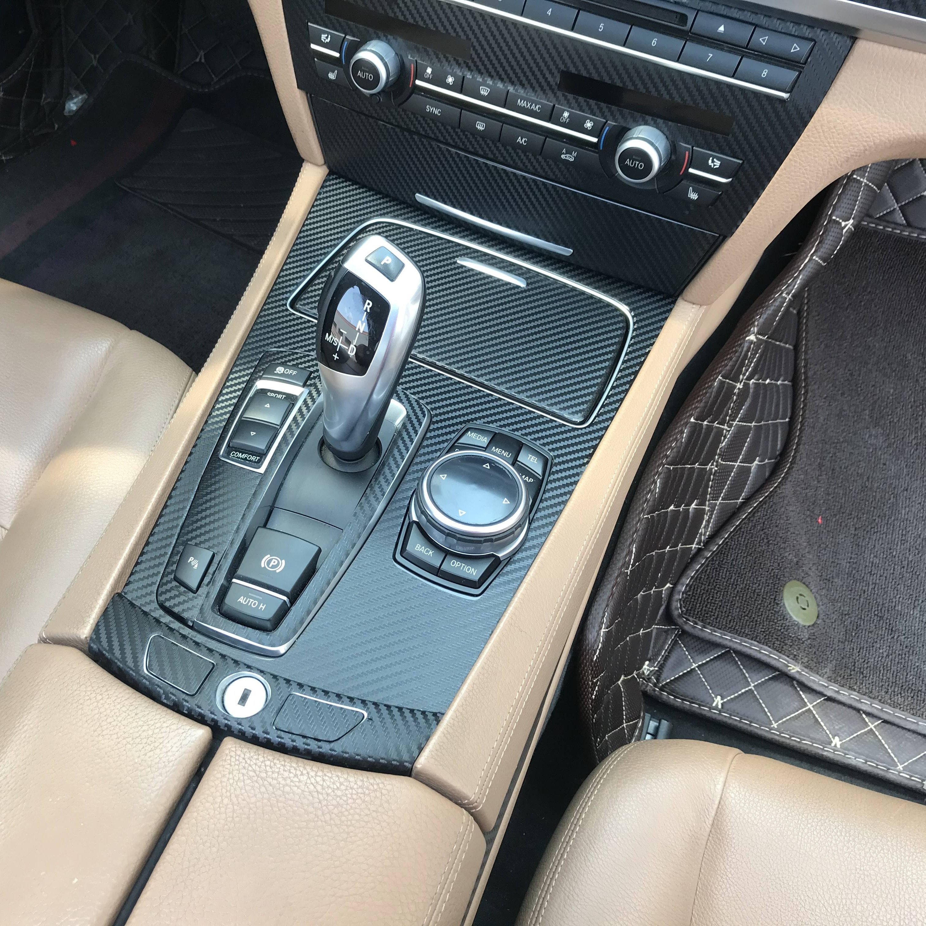 Carbon Fiber Style For Range Rover Evoque 2014-2017 Gear Shift