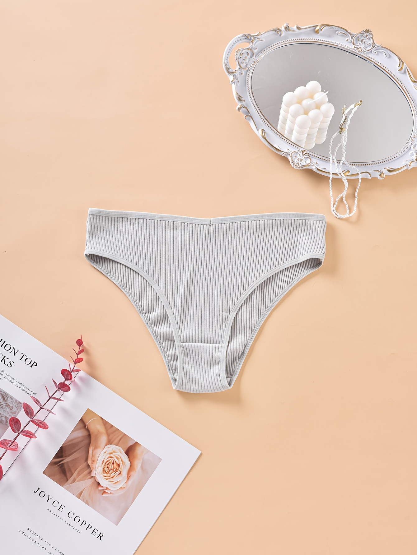 Plus Size Simple Panties Set Women's Plus Solid Seamless - Temu