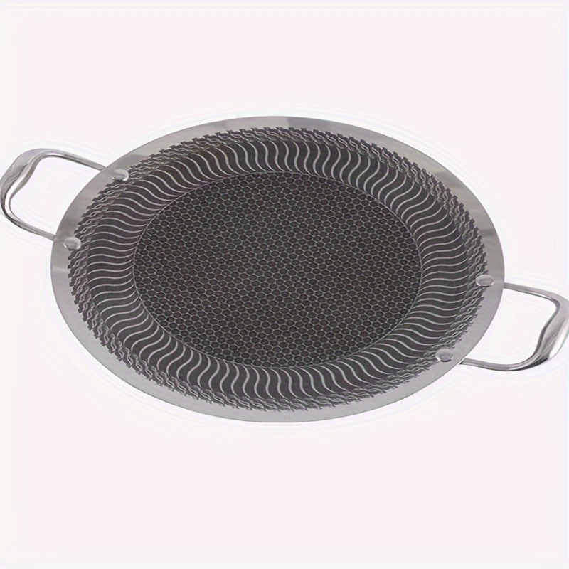 1 Pz, Nuova Teglia Forno Multifunzionale Manico, Teglia Campeggio Esterna  In Acciaio Inossidabile 316, Fornello Elettrico In Ceramica Fornello Carte  Fornello Elettromagnetico Teglia Forno Universale Vassoio Barbecue Cucina,  Pentole Campeggio