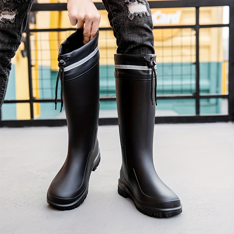 Mens Waterproof Rain Boots Lightweight Garden Shoes, Don't Miss These  Great Deals