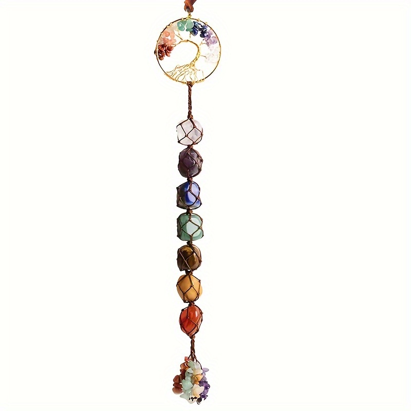 1pc Handmade Seven Chakras Tree Life Crystal Tree Positive Energy Feng Shui  Decoration Good Luck Money Healing Home Decor Spiritual Gift - Home &  Kitchen - Temu