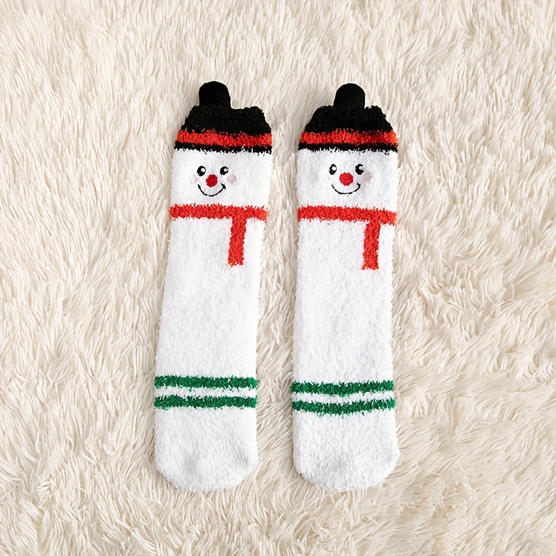 Christmas Socks Winter Sleep Warm Floor Socks - 3 Pairs