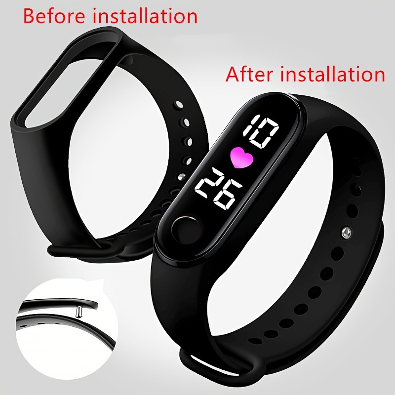 Touch led cheap watch price