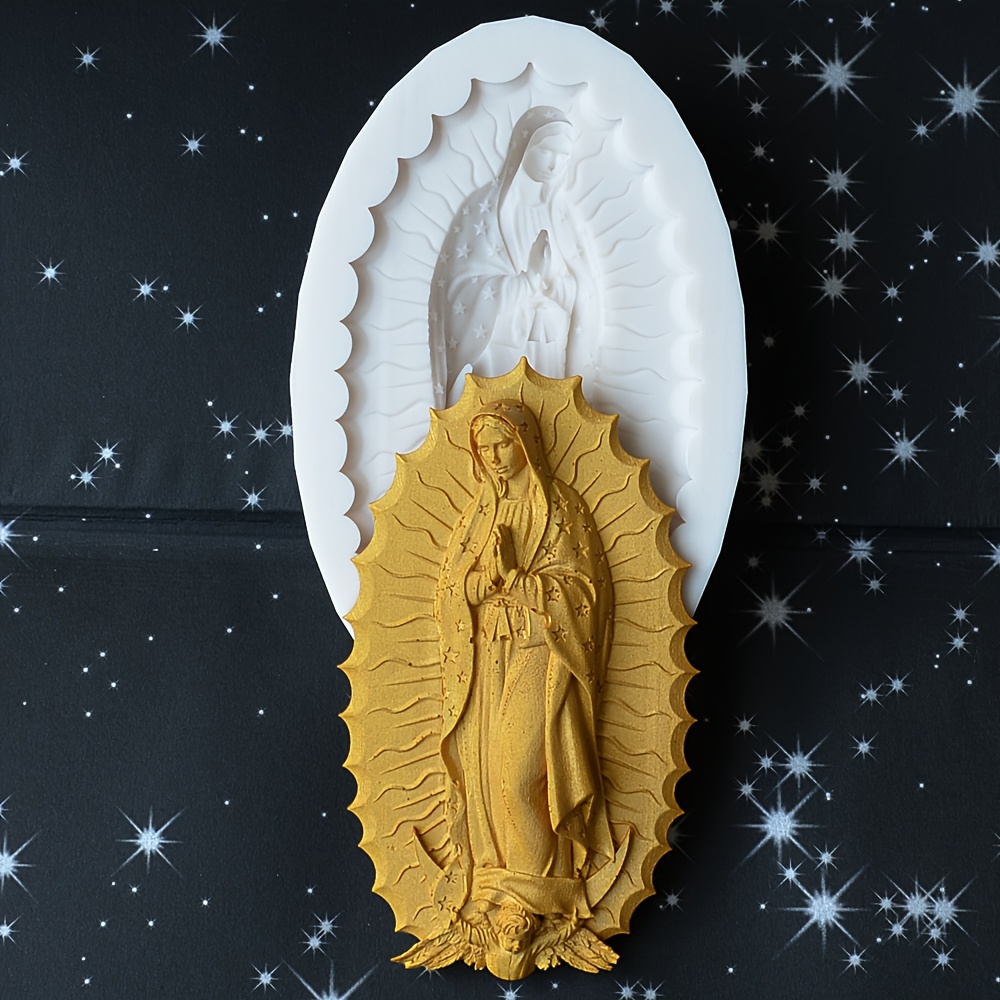 Egg Shaped Jesus Birth Mold Aromatherapy Candle Home Decoration Jesus  Decoration Silicone Mold 3D Jesus And The Virgin Family Candle Molds Resin  Molds,Religion Figures Wax Melt Molds Silicone Molds Virgin Mary Holds