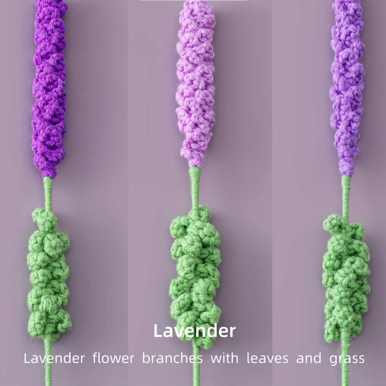 Real Touch Crochet Lavender Flower Arrangement - Perfect For Weddings, Room  Decor, And Mother's Day Gifts - Temu United Arab Emirates