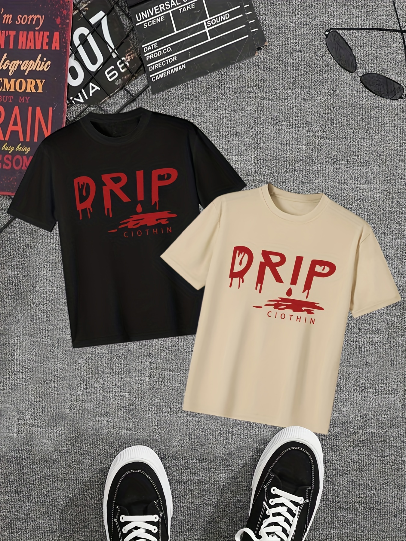 Emory Drip Tee Large