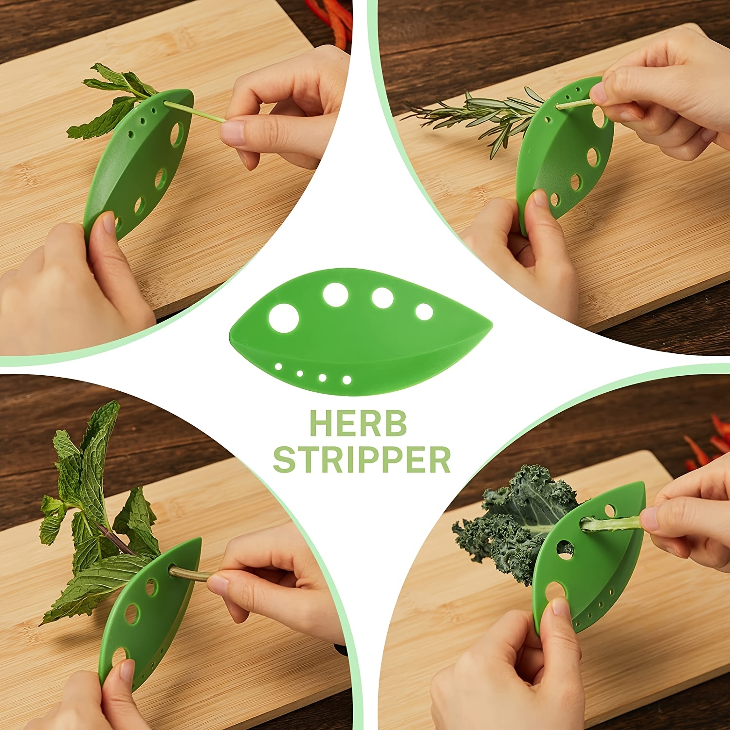 Best Deal for Herb Stripper Kitchen Herb Stripping Tool, Leafy