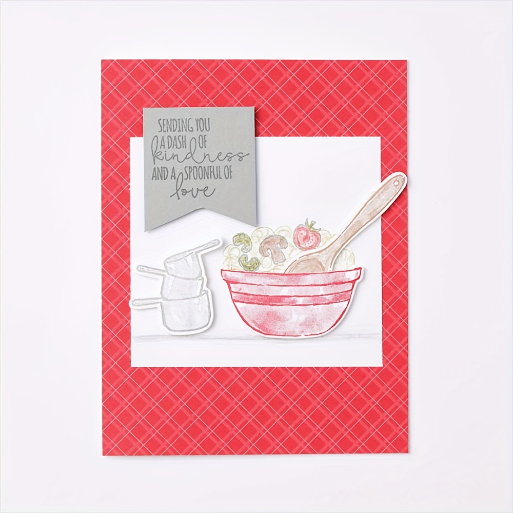 Clear Stamps Card Making Food, Silicone Stamps Seal