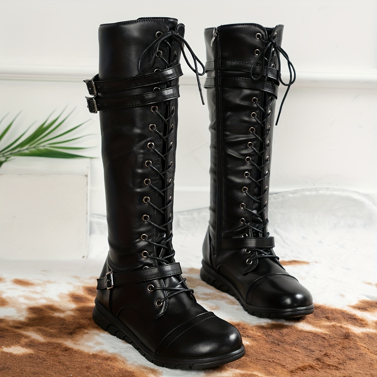 Lace up clearance western riding boots