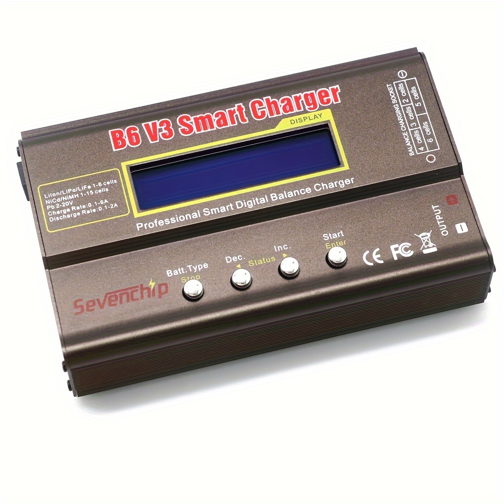 B6 V3 Digital Rc Lipo Nimh Battery Balance Charger For Rc Drone Car Boat -  Temu Philippines