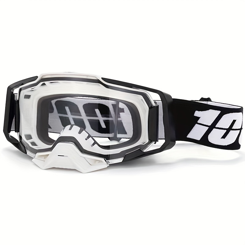 Gafas Motocross Moda Motocicleta Motocross Off-Road Glass Racing Dirt Bike  Anti-UV Casco Goggle Gafas Enduro (Color : White Black Spots) : :  Coche y moto
