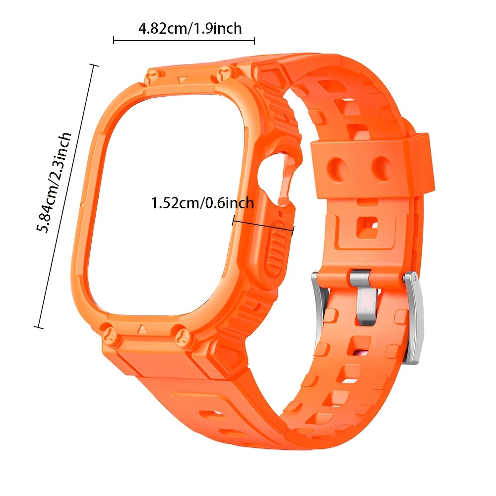 49mm Armored Tpu For Iwatch Band - Smart Home - Temu