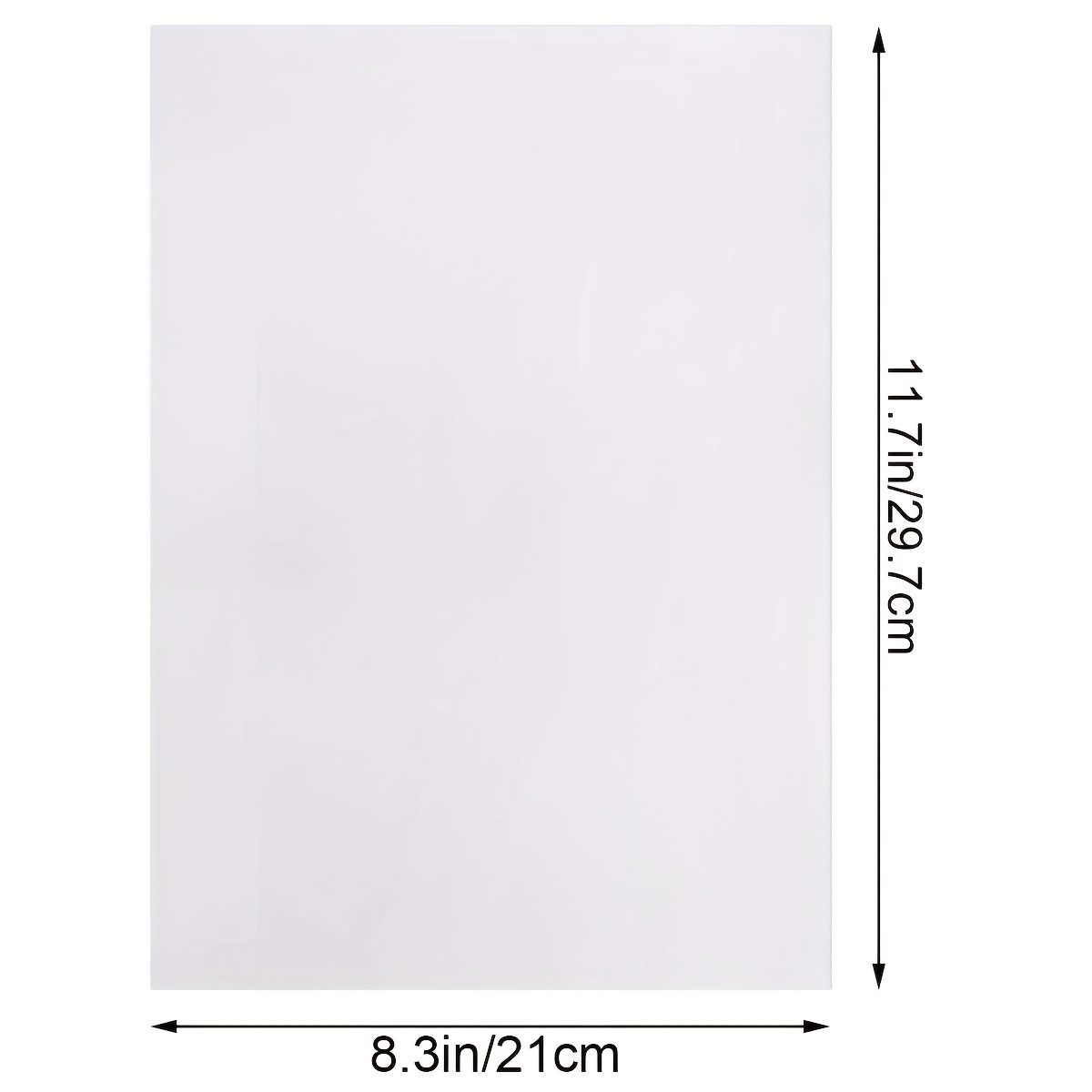 WeLiu Vellum Paper 8.5 x 11 Translucent Printable 65 Sheets for Tracing 50LBS/73GSM
