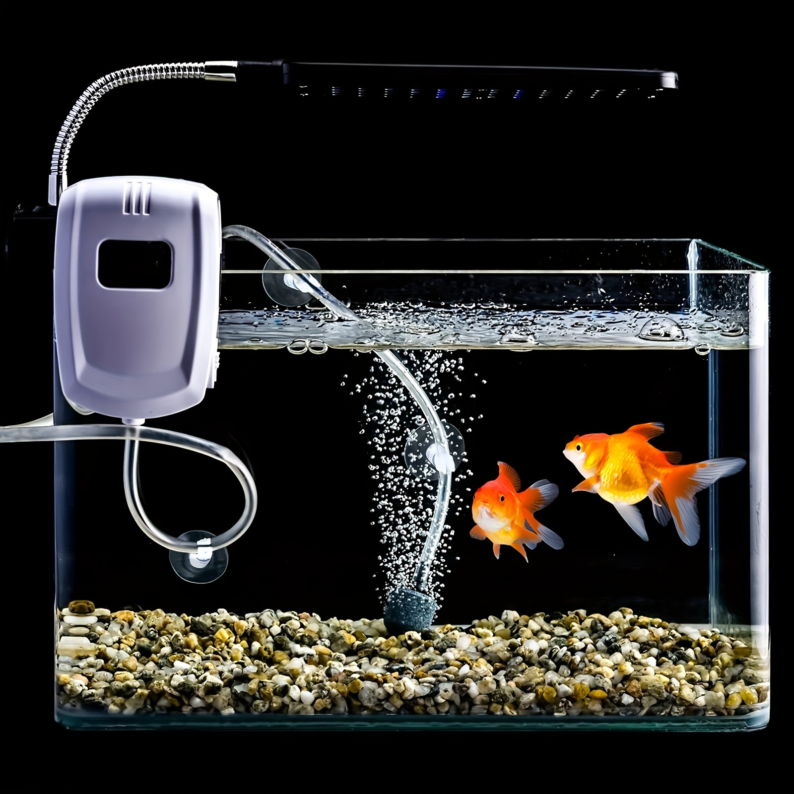 10 Stück Schwarz Silikon Saugnapf Saugnapf Clip Saugnapf Halter Halter Fisch  Aquarium Aquarium Tank Pumpe: : Haustier