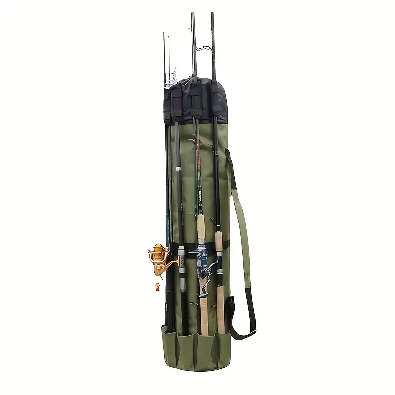 Large Capacity Waterproof Fishing Pole Bag Rod Holder - Temu