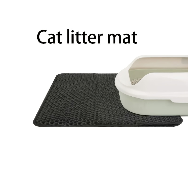 Pet Cat Litter Mat Impermeable Doble Capa Trampa Arena Gatos - Temu Spain