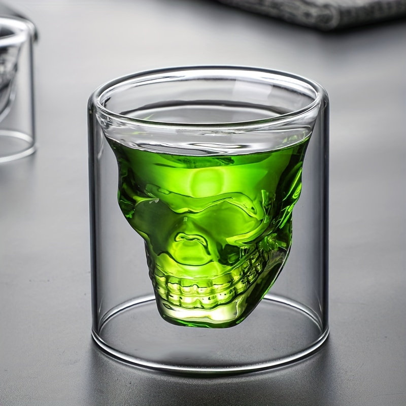 1pcs Skull Head Shot Glass Fun Creative Designer Crystal Party