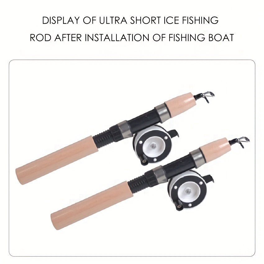 Portable And Durable Mini Fishing Rod Telescopic Ice - Temu